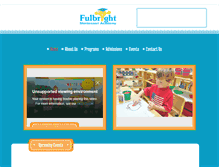 Tablet Screenshot of fulbrightmontessori.com